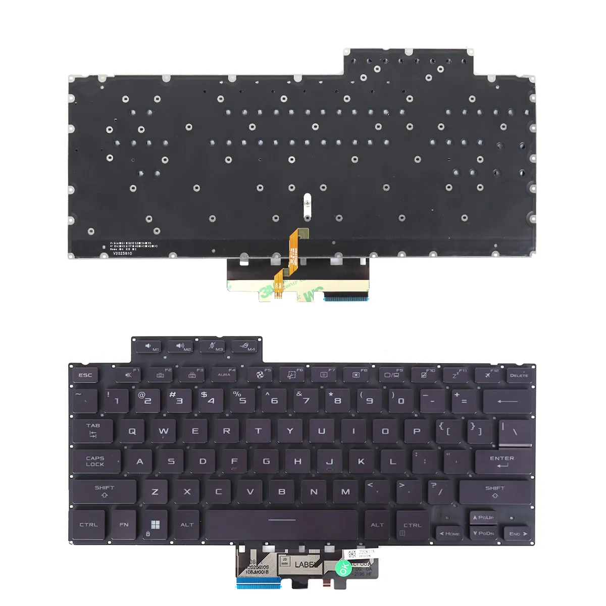 Picture of ASUS TUF Gaming F15 A15 F17 A17 FX507 FX507Z FA507 FA507R FX517 FX517Z FX707 FX707Z FA707 FA707R BLACK(backlit WIN8)Crystal key cap